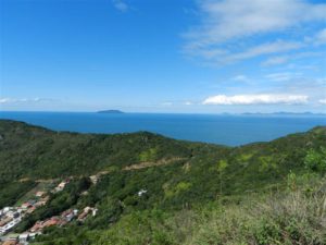 Vista do mar no Morro do Macaco